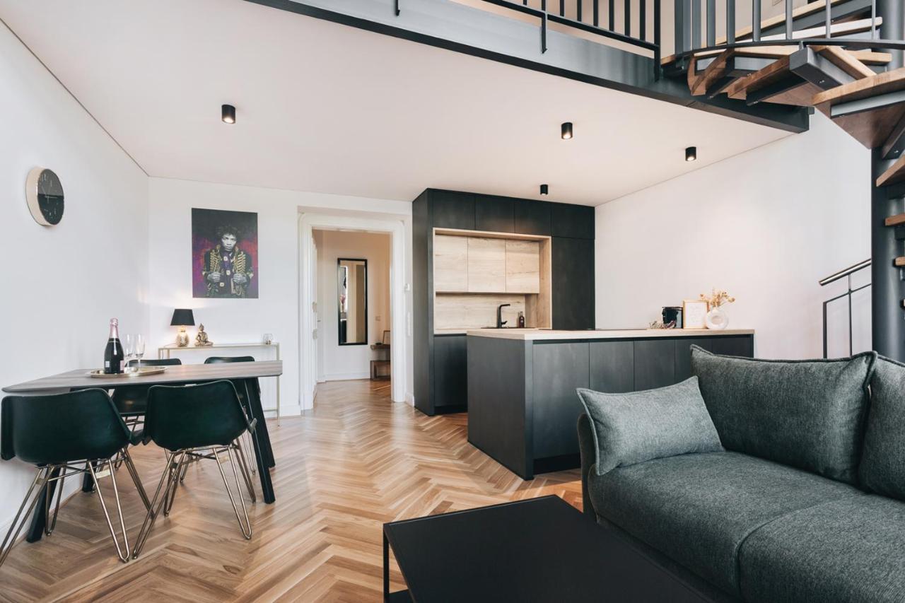 Tip! Modernes 90 Qm City-Apartment Mit Stil & Komfort In Toplage Drezda Kültér fotó